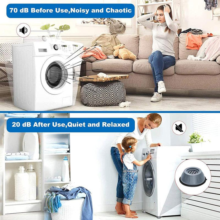 Lisslune | Anti-Vibration Washing Machine Support (4 pieces)
