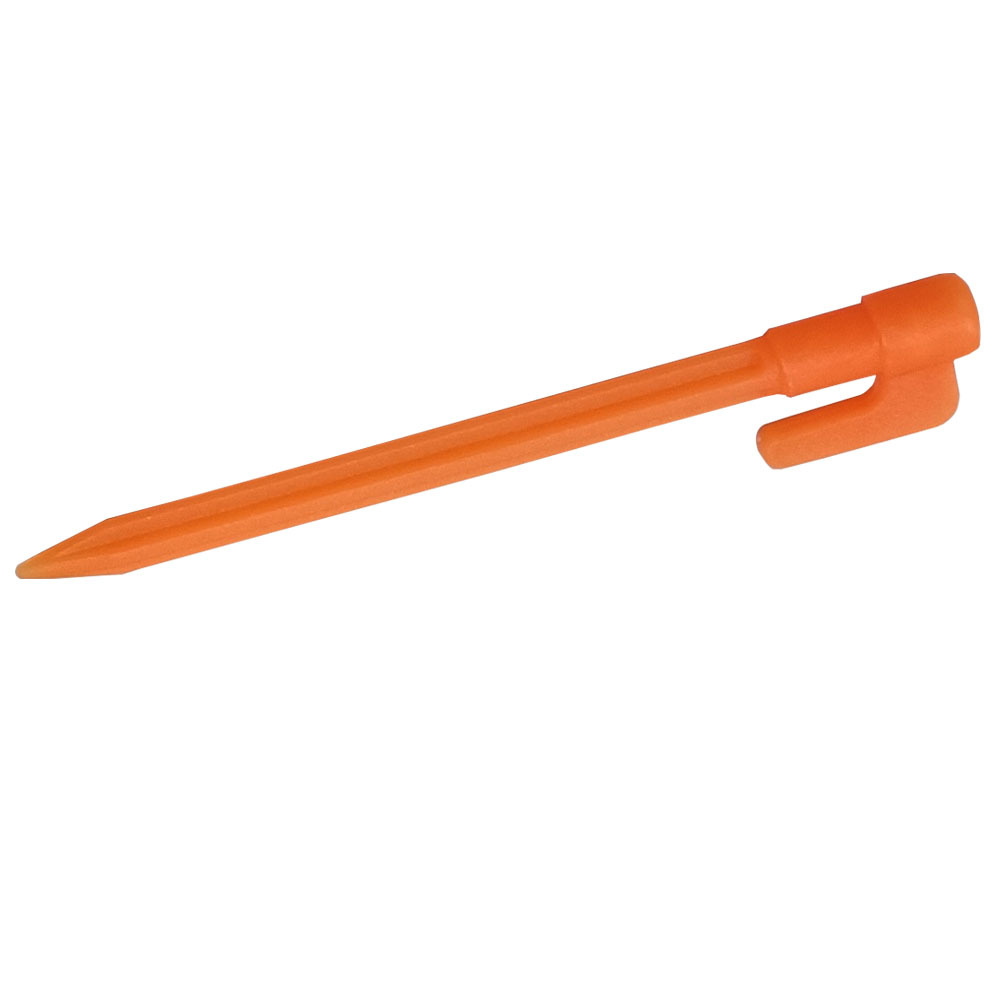 Lisslune | Plastic Tent Stakes with Hooks – Camping Tent Pegs for Tarps and Canopies