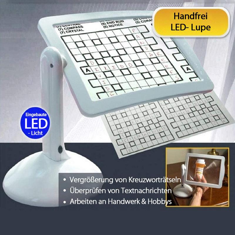 Lisslune | Hands-free Desktop Magnifier with LED