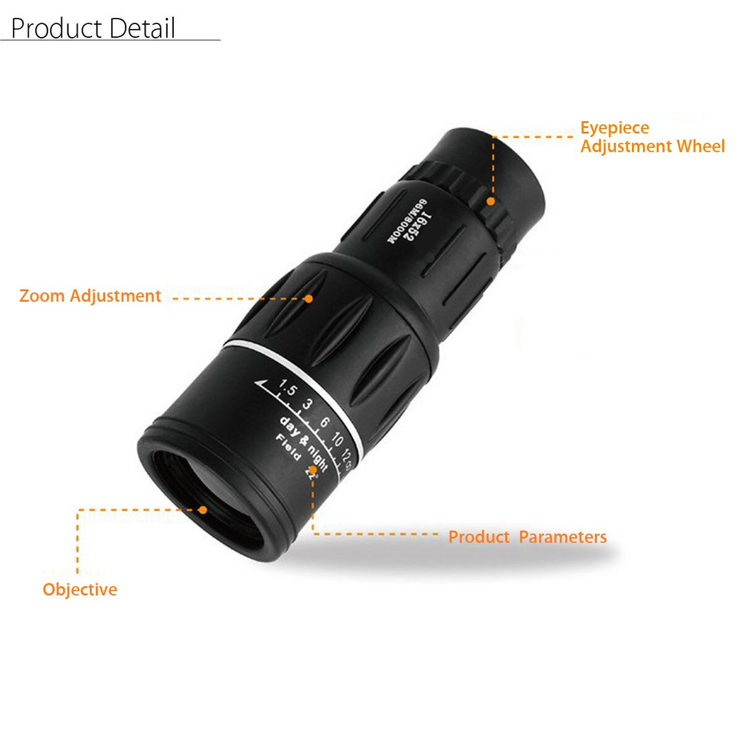 Lisslune | Hiking Monocular Digital Binocular Lens Camera HD