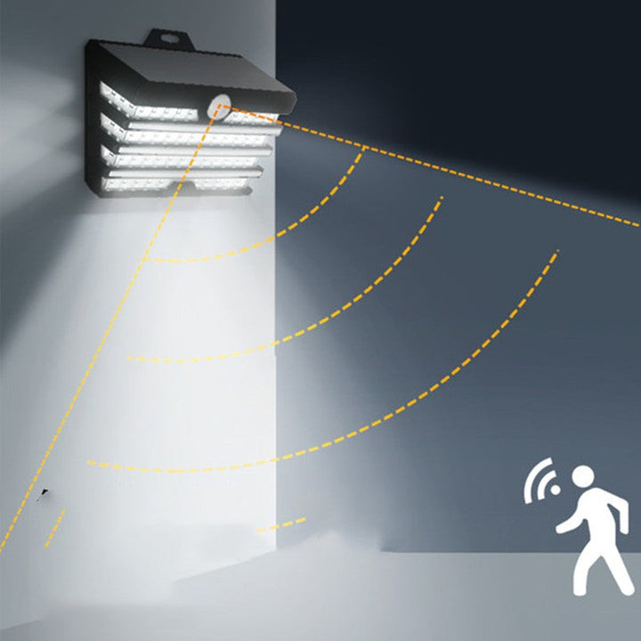 Lisslune | Waterproof & Motion Activated Solar Light, for Garden, Backyard, Deck, Patio, Garage