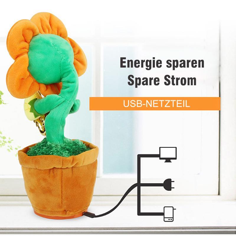 Lisslune | Dancing Sunflower Singer with Saxophone, funny toy