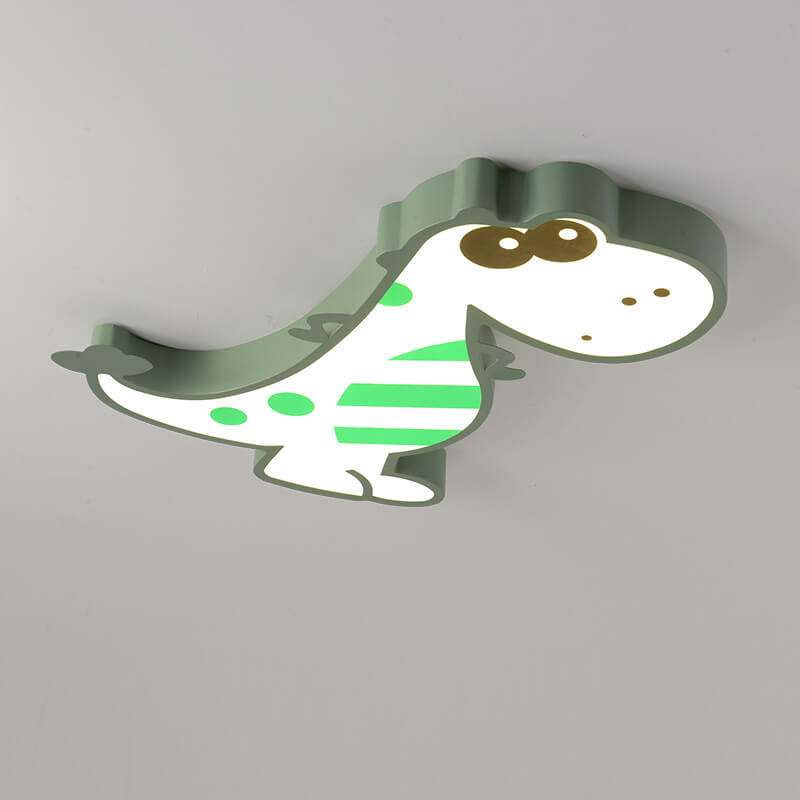 Lisslune | DinoBright LED Ceiling Light | Creative Dinosaur Design | Children's Room Lamp | Warm & White Light | Dimmable