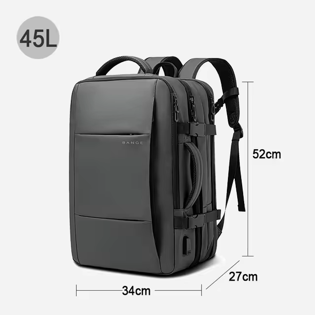 Lisslune | Waterproof Expandable Travel Backpack – Large Capacity & Anti-Theft Protection