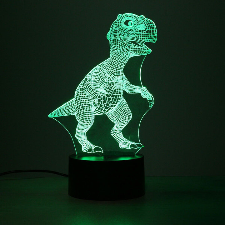 Lisslune | Dinosaur Night light - 3D Dinosaur Light - T Rex Night Light