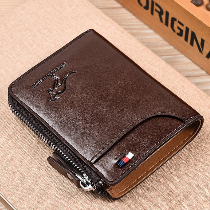 Lisslune | WalletPro – Men’s Genuine Leather RFID Anti-Theft Wallet