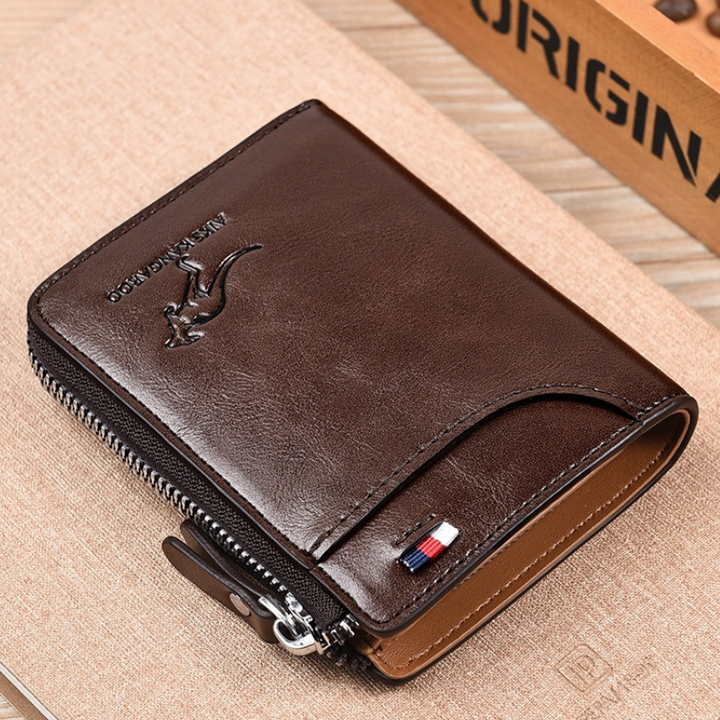 Lisslune | WalletPro – Men’s Genuine Leather RFID Anti-Theft Wallet