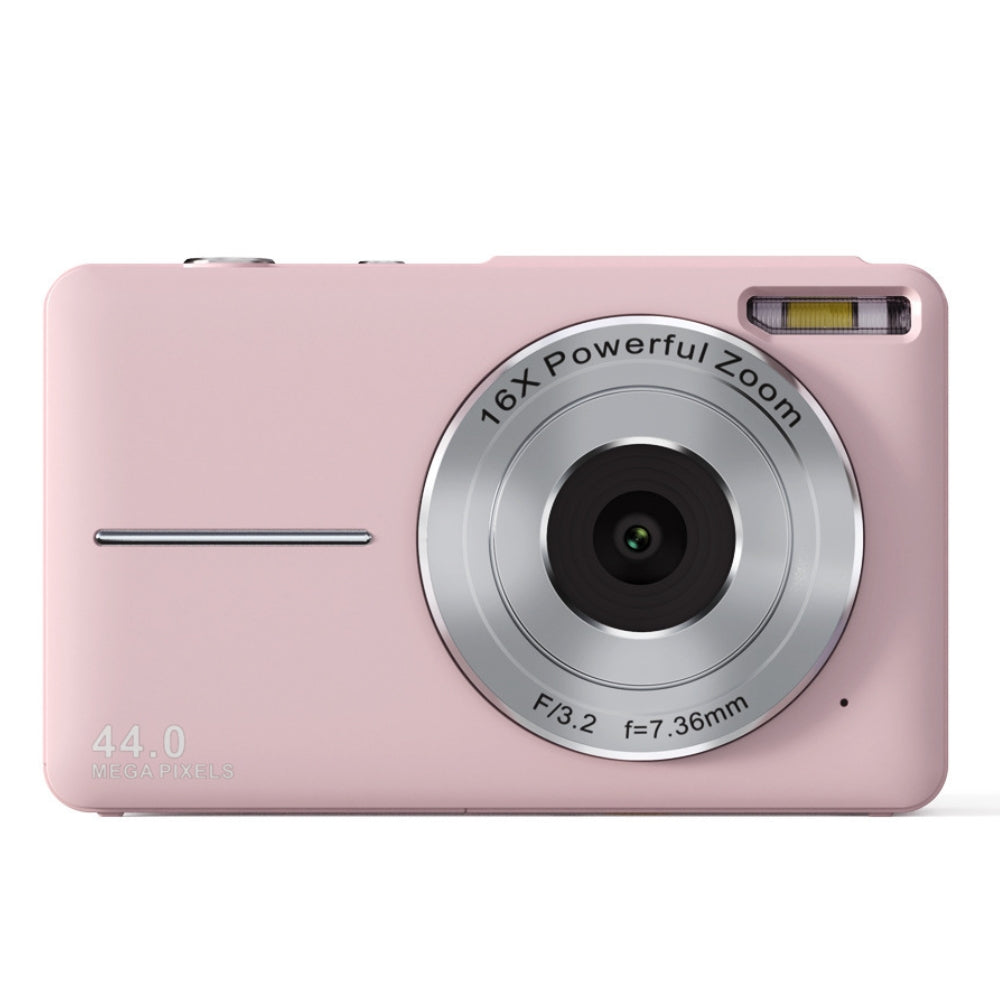 Lisslune | Portable Digital Camera 1080P 44MP with 16X Zoom – Compact Vlogging Camera with LCD Screen, Rechargeable, Perfect for Teens and Students