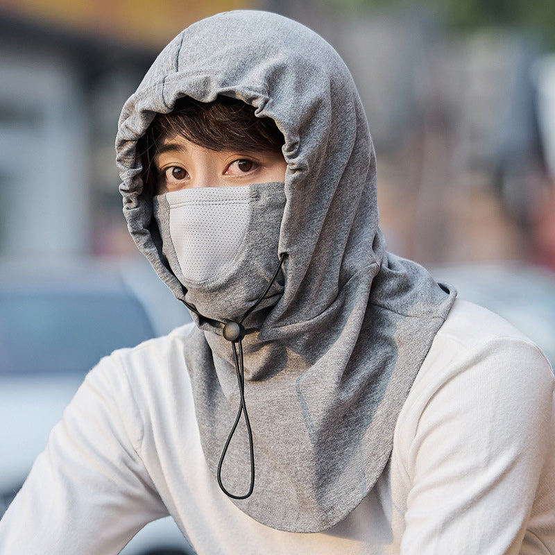 Lisslune | Hooded Face Mask with Neck Warmer for Cycling