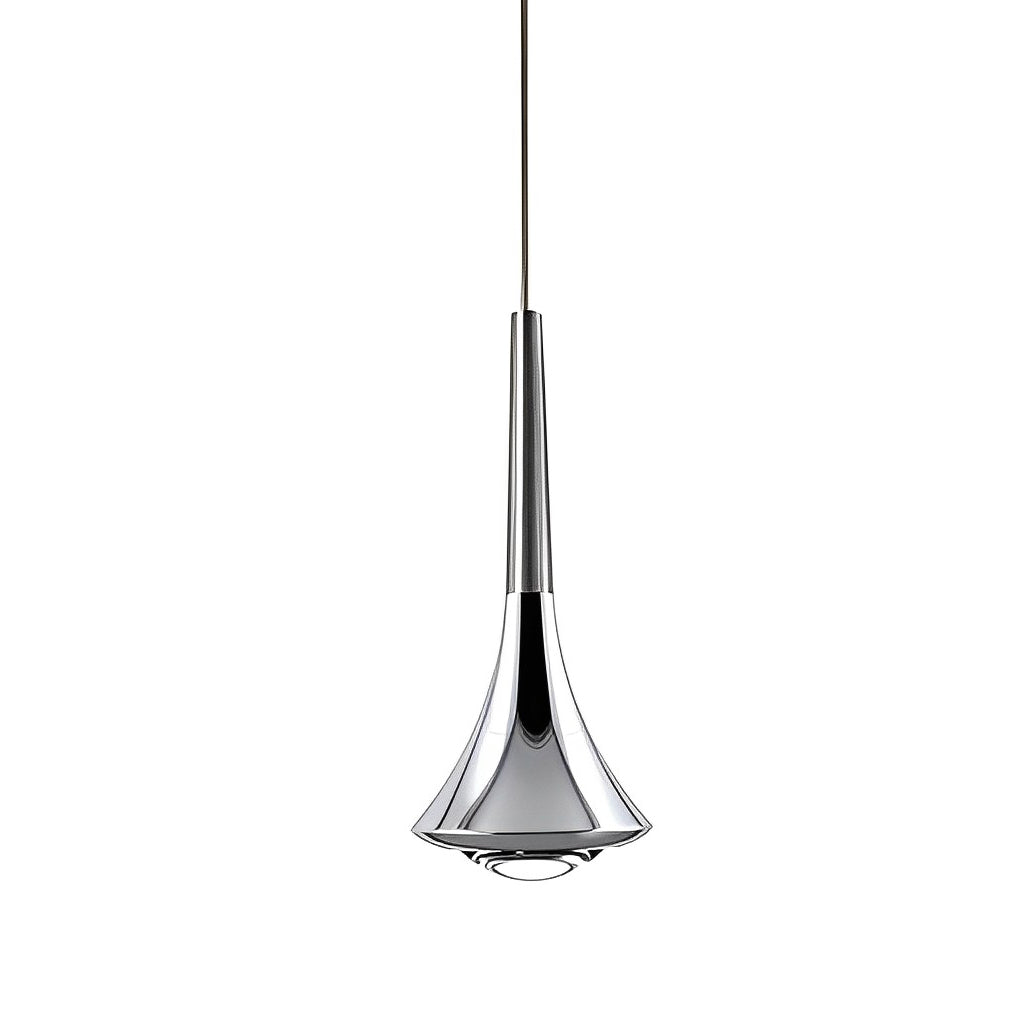 Lisslune | LumiDrop Nordic Design Pendant Light | Drop Shape | Elegant LED Light for Dining Room & Living Room | In Black, Gold & Chrome