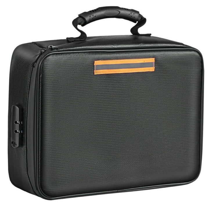 Lisslune | Waterproof Fireproof Document and Cash Safe Bag with Secure Lock