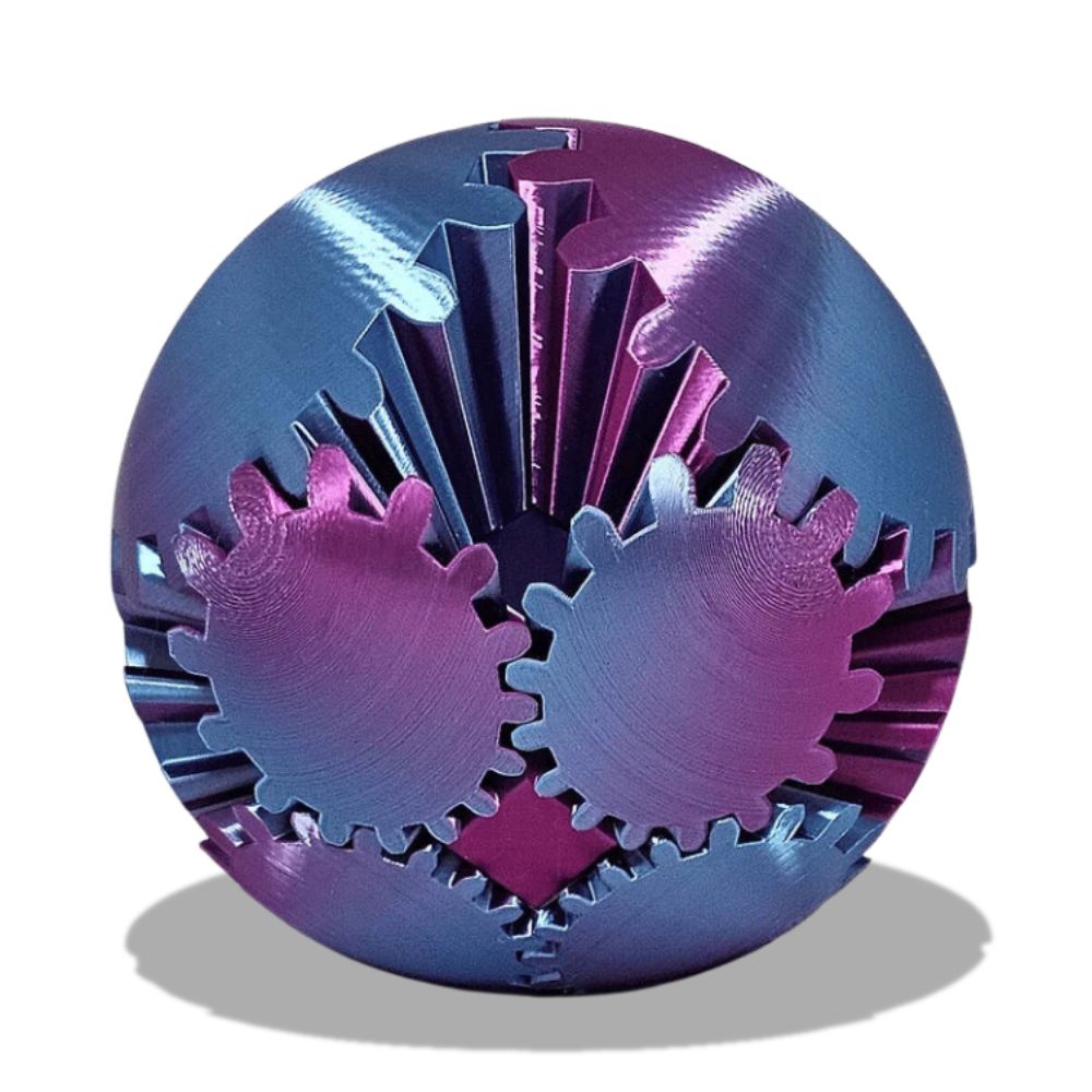 Lisslune | The Steampunk Whirling Wonder Fidget, Gear Ball