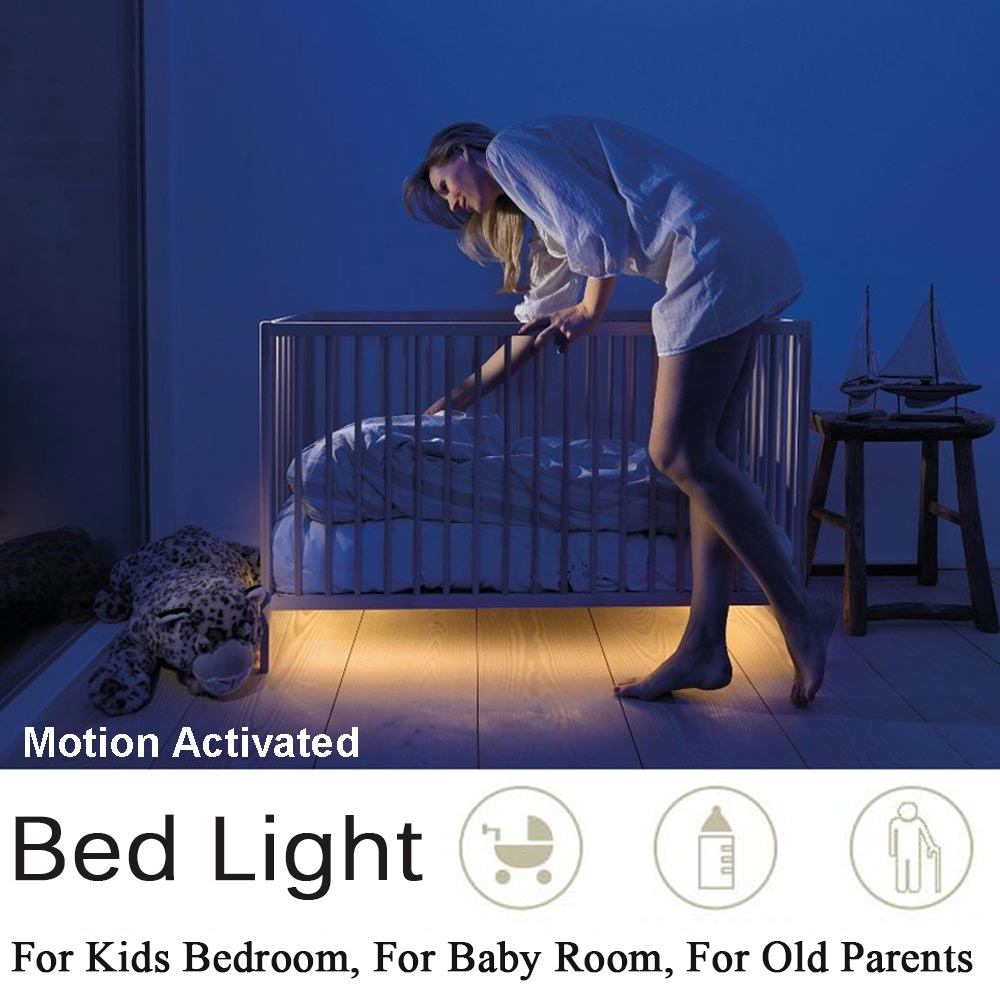 Lisslune | LED light strip with remote control – 2 meters flexible strip for decorative lighting in cabinets and shelves