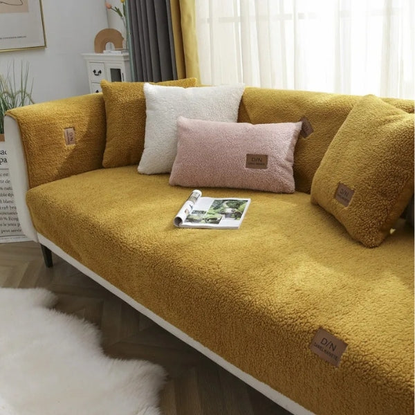 Lisslune | Waterproof Sofa Throw Covers | Slip Couch Protector | Washable Sofa Cover for Sofa Beds
