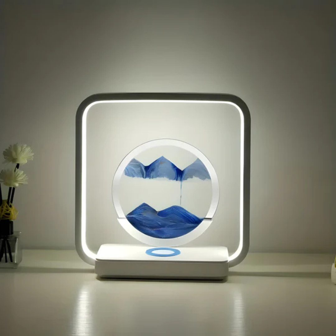 Lisslune | SandAura | 3D LED Night Lamp with Flowing Sand Art
