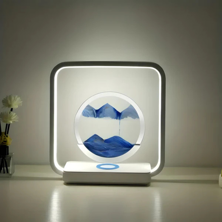 Lisslune | SandAura | 3D LED Night Lamp with Flowing Sand Art