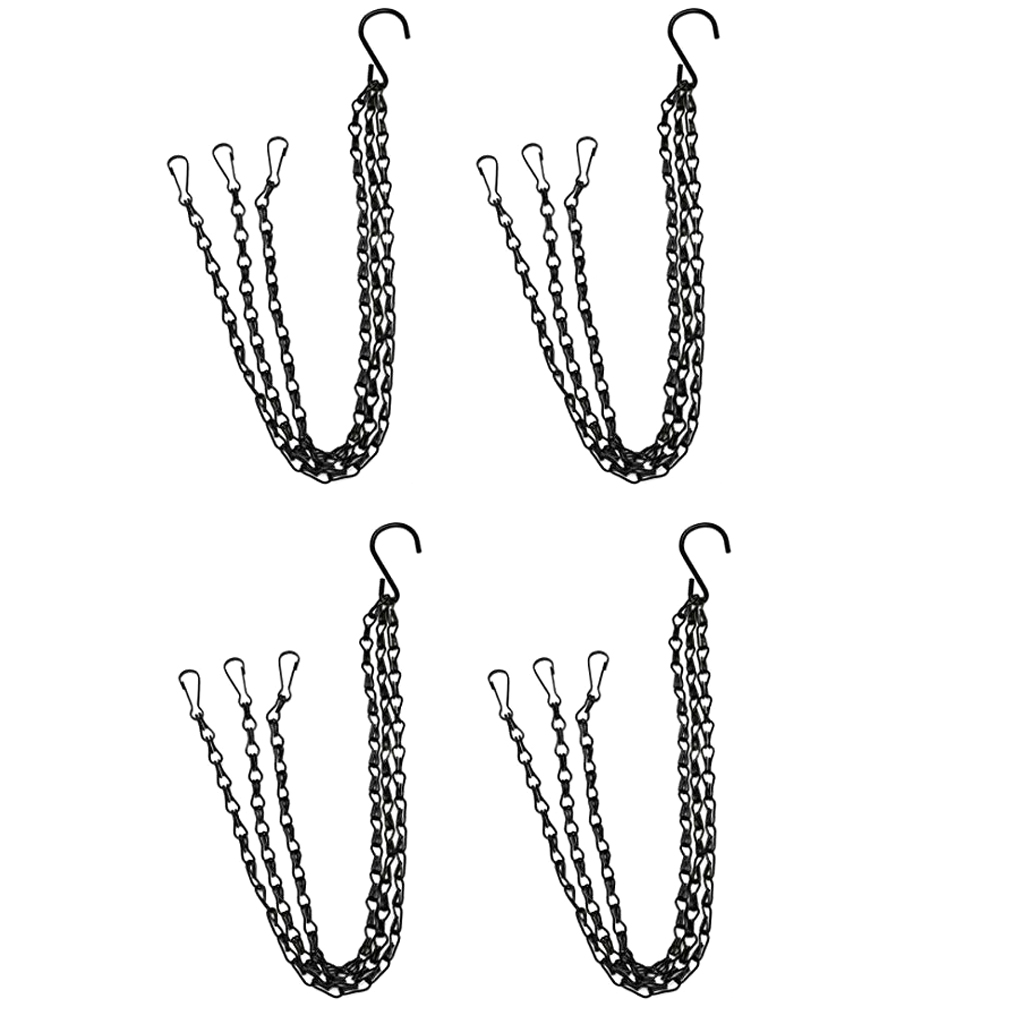 Lisslune | Stable Plant Hangers with Chains – Robust Suspension for Flower Pots and Garden Plants