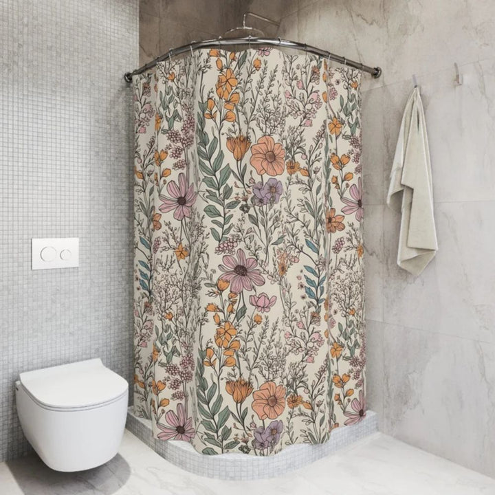 Lisslune | Flourish Bloom Shower Curtain