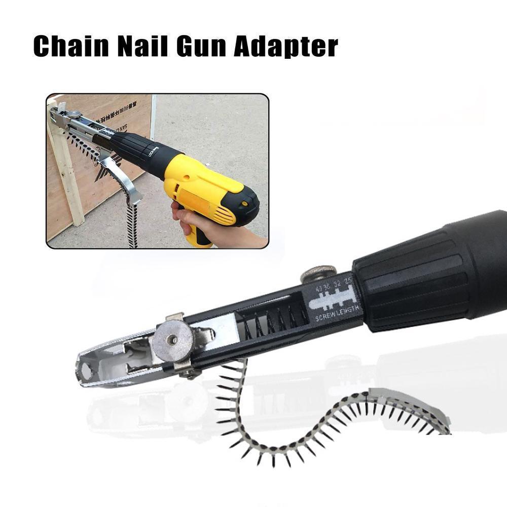 Lisslune | Electric Drill Chain Nail Gun Adapter
