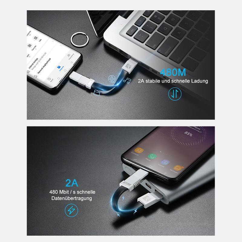 Lisslune | 3-in-1 Keychain Charging Cable