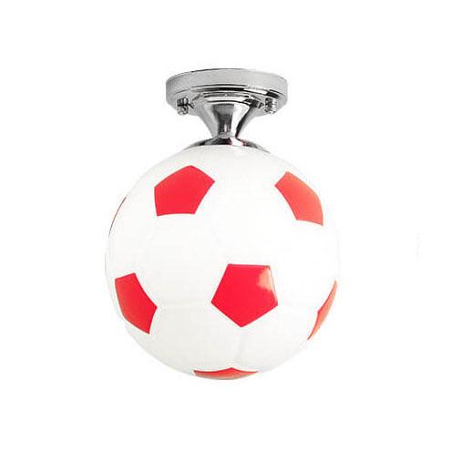 Lisslune | SportLume Creative Ceiling Light | Basketball & Football Design | Semi-Mount | Glass Lamp