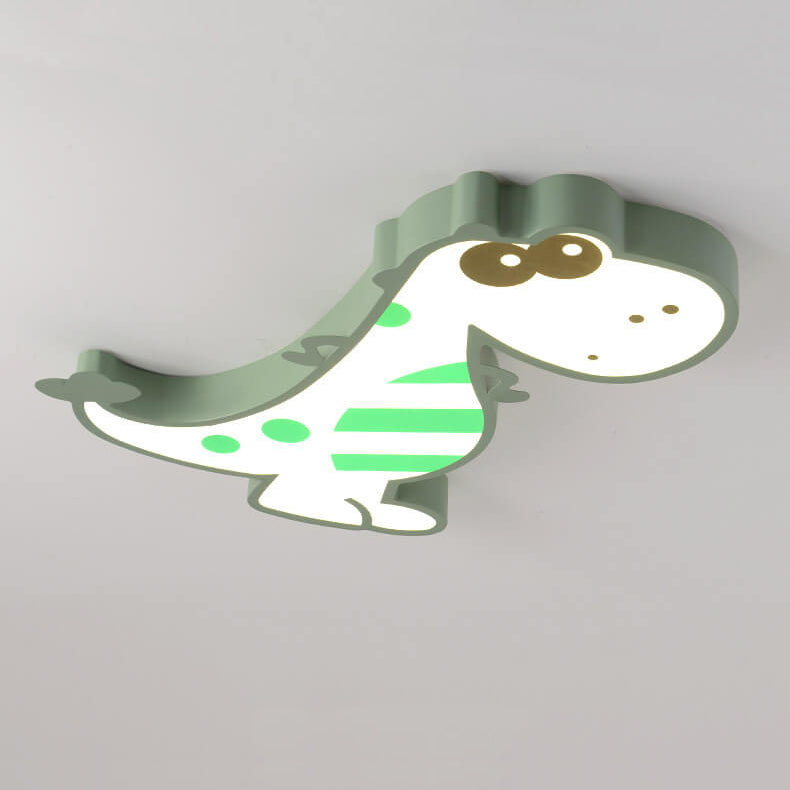 Lisslune | DinoBright LED Ceiling Light | Creative Dinosaur Design | Children's Room Lamp | Warm & White Light | Dimmable