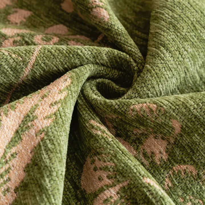 Lisslune | Foliage Floral Chenille Sofa Cover