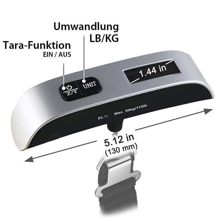 Lisslune | Portable digital scale with battery