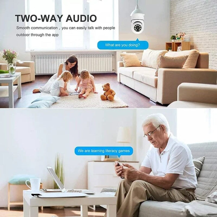 Lisslune | Wireless Wifi Lamp Camera Surveillance Camera
