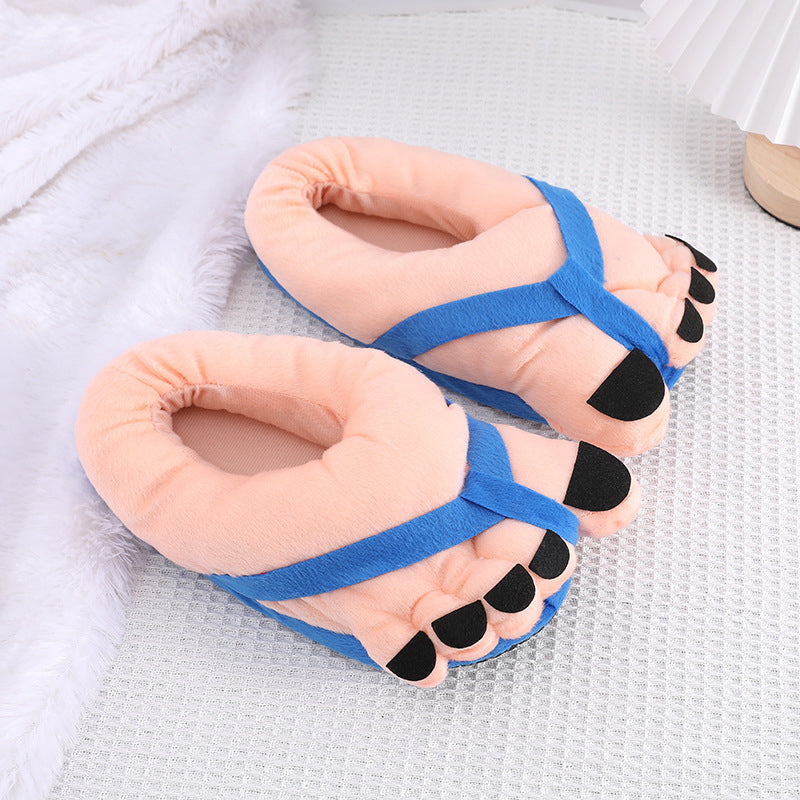 Lisslune | Funny Foot Plush Novelty Slippers