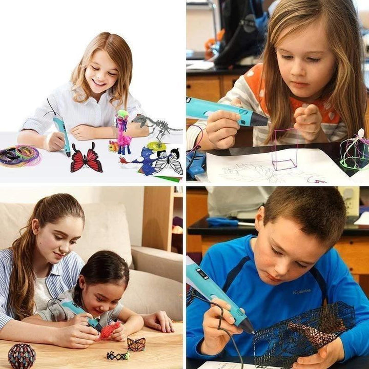 Lisslune | 3D printing pen with 5m filament for children and adults