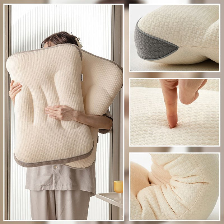 Lisslune | Knitted Cotton Neck-support Sleeping Pillow