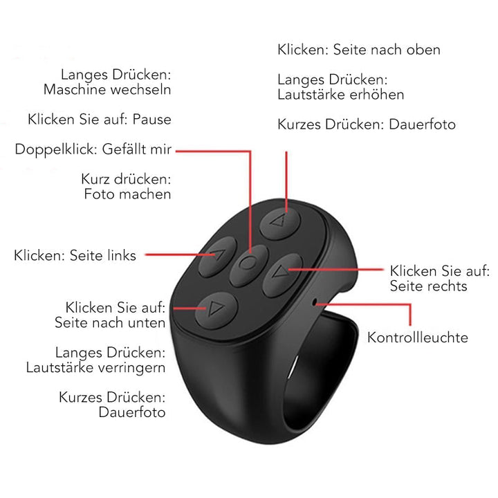 Lisslune | Wireless Bluetooth Remote Control at Your Fingertip