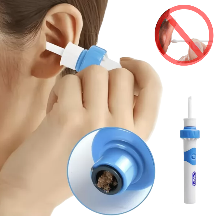 Lisslune | Electric Ear Suction Wax Removal Tool | Ergonomic, Silicone Tip & Compact Design for Safe Ear Hygiene at Home or Travel