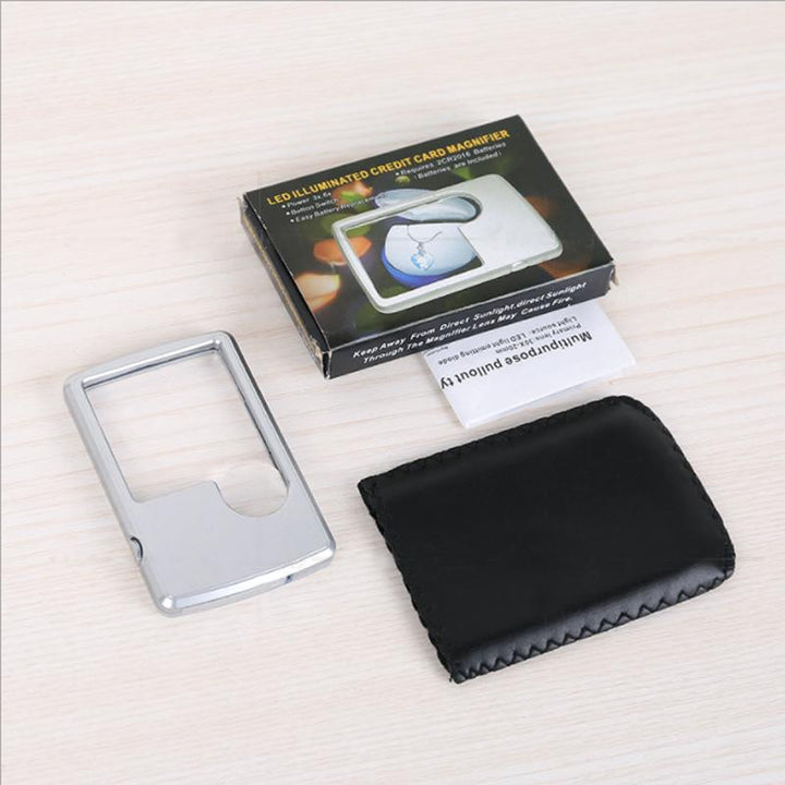 Lisslune | LED Card Magnifier for Reading