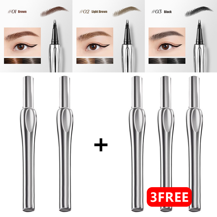 Lisslune | Improved Natural Waterproof Eyebrow Pencil with Micro-Fine Tip (super)