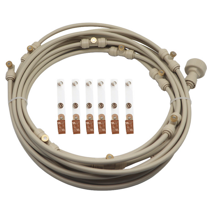 Lisslune | Spray irrigation system – Water hose with spray nozzles for refreshing cooling in the garden