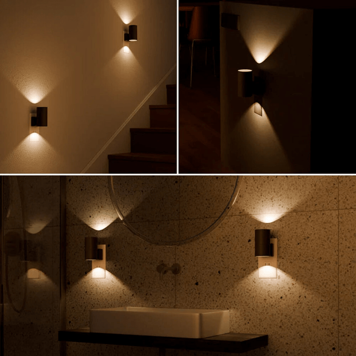 Lisslune | Alova LED Plug-In Wall Light – Dimmable Sensor Lamp for Hallways, Stairs & Bedrooms
