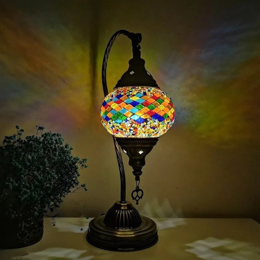 Lisslune | VibrantStyle - colorful glass mosaic lamp