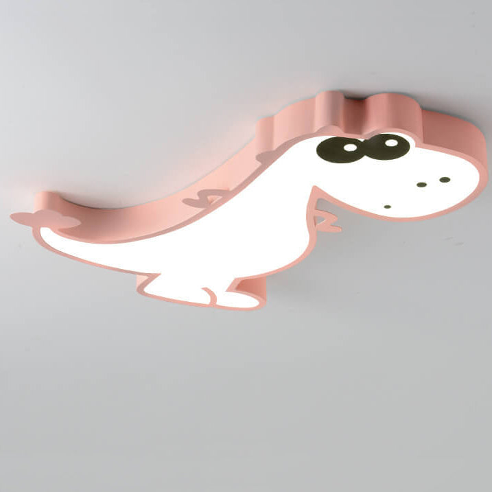 Lisslune | DinoBright LED Ceiling Light | Creative Dinosaur Design | Children's Room Lamp | Warm & White Light | Dimmable
