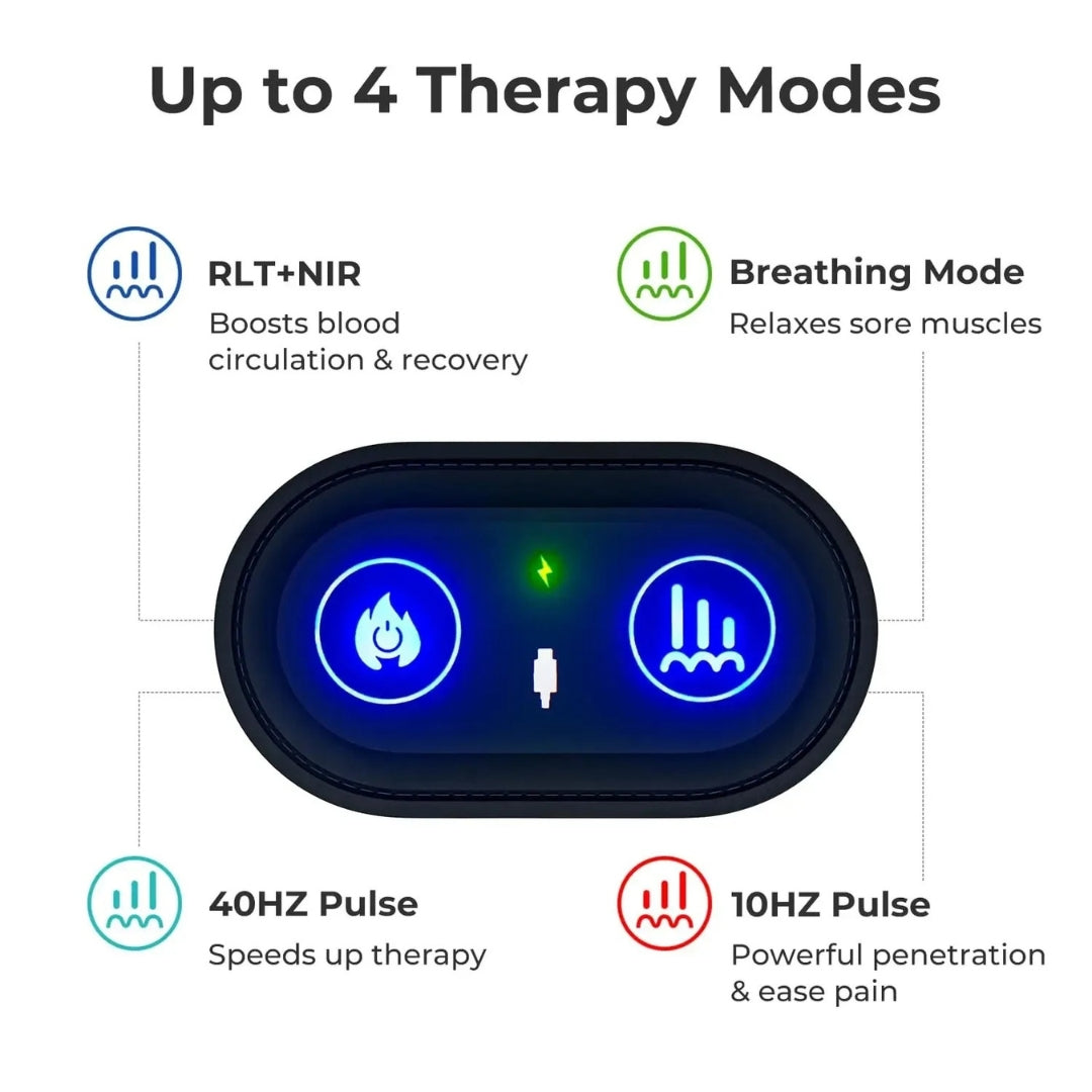 Lisslune | Heated Neck Wrap with Red Light Therapy – Effective Heat & Massage for Neck Pain Relief