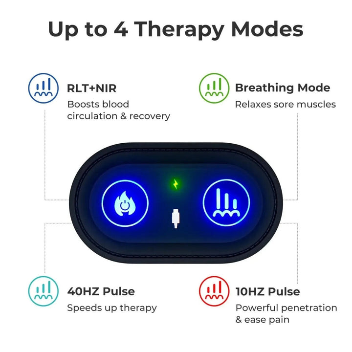 Lisslune | Heated Neck Wrap with Red Light Therapy – Effective Heat & Massage for Neck Pain Relief