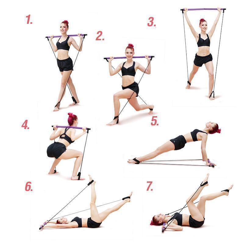Lisslune | Portable Pilates Bar Set