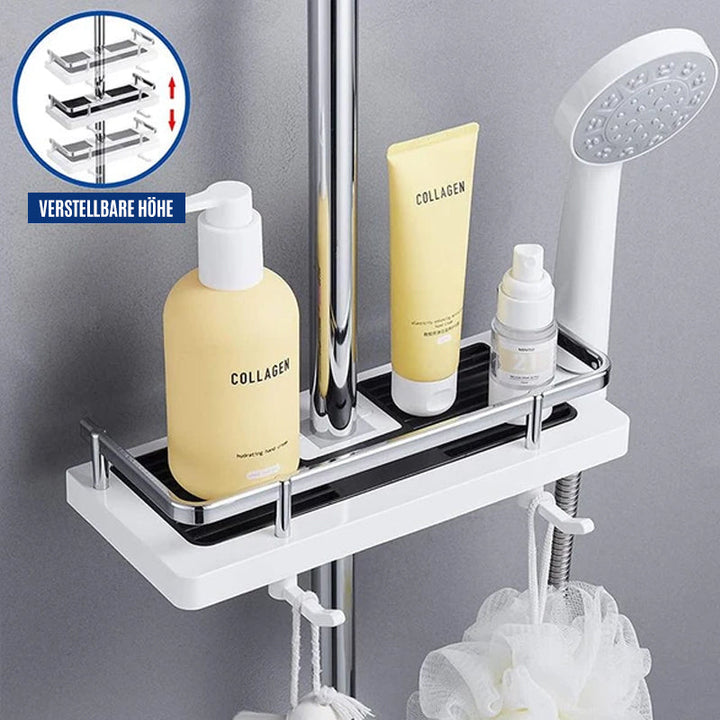 Lisslune | Shower rod storage shelf