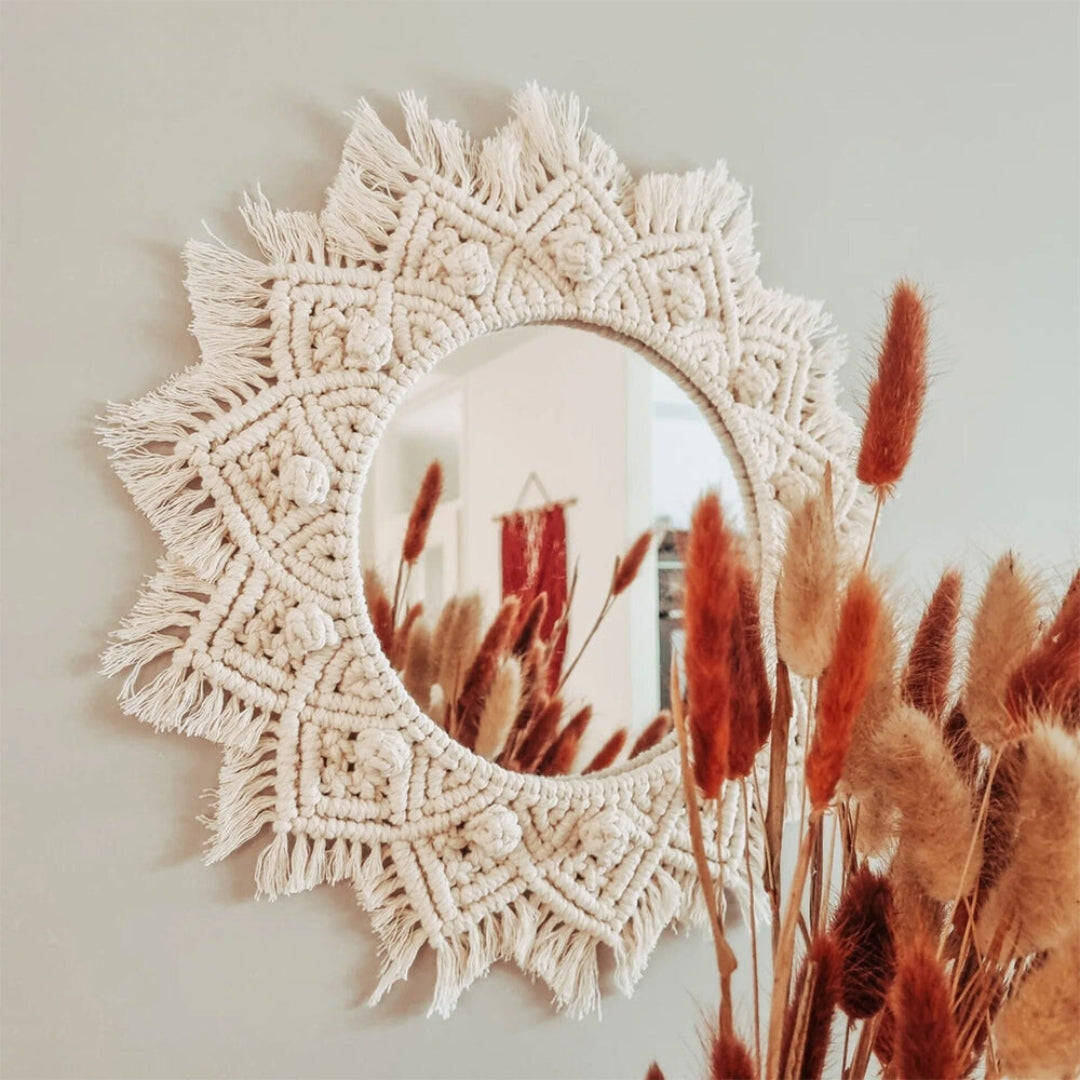 Lisslune | TasselGlow Unique Mirror for a refined bohemian atmosphere