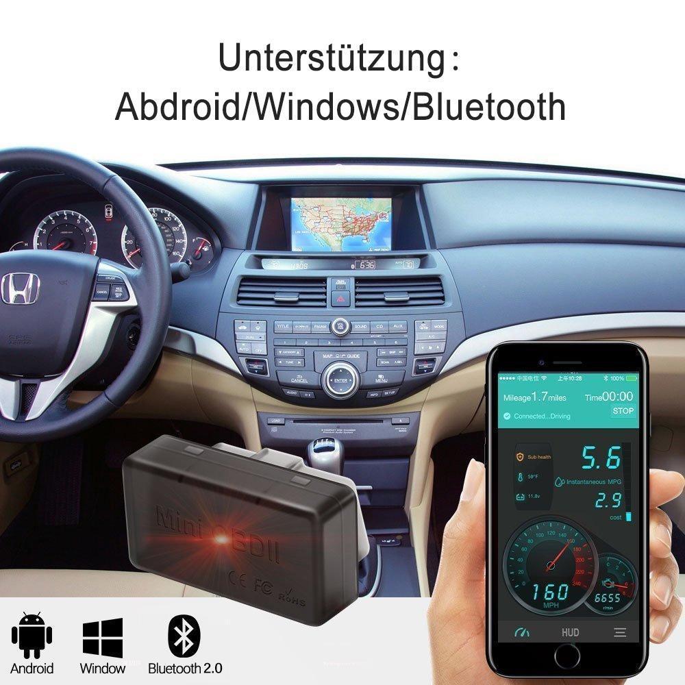Lisslune | TrueBlue Car Doctor super mini OBD2 elm327 Bluetooth detector