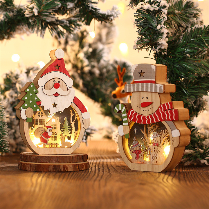 Lisslune | LED Christmas lighting made of wood