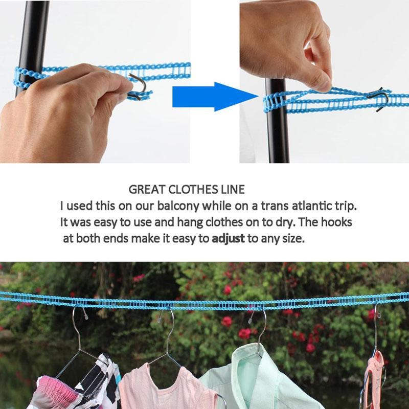 Lisslune | Portable Clothesline for Indoor and Outdoor