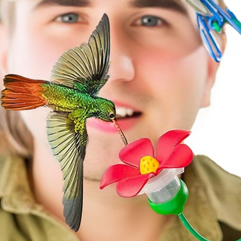 Lisslune | Hat Clip Hummingbird Feeder