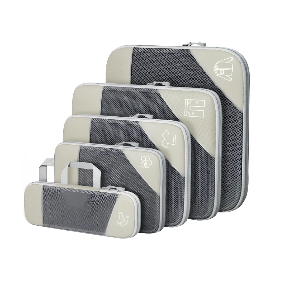 Lisslune | PackMate Compression Travel Set – Space-Saving Travel Cubes for Organized Packing